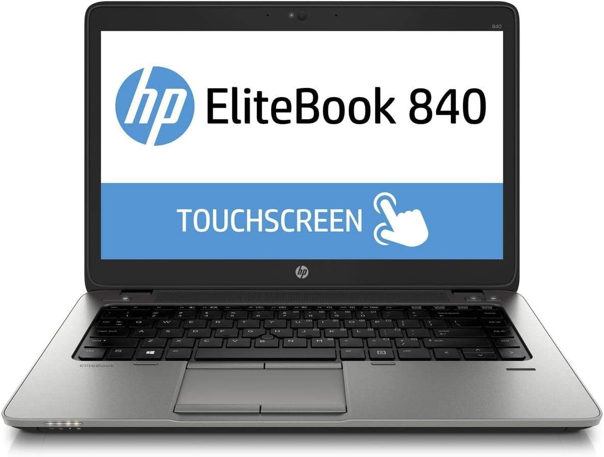 HP EliteBook 840 G4 14 inches Full HD Laptop, Touch Screen, Core i7-7600U 2.8GHz up to 3.9GHz, 16GB RAM, 512GB Solid State Drive, Windows 10 Pro 64Bit, CAM