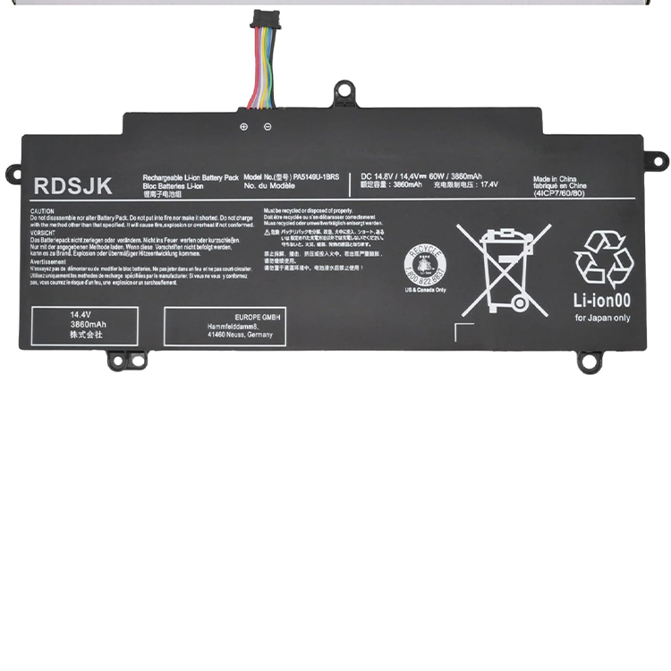 Battery Toshiba PA5149U-1BRS Z40 Z40-C Z40-A-110 Z40-A-146