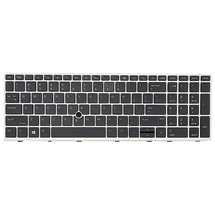 Keyboard for HP EliteBook 850 G5 850 G6 755 G5, Zbook 15u G5 & Zbook 15u G6 Laptop, HP Elitebook 850 G6 Keyboad with Silver