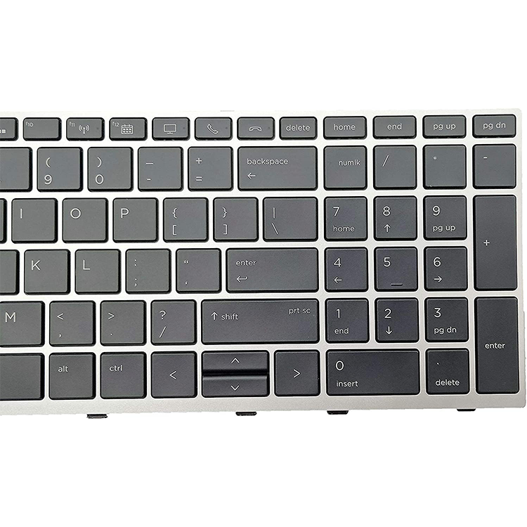 Keyboard for HP EliteBook 850 G5 850 G6 755 G5, Zbook 15u G5 & Zbook 15u G6 Laptop, HP Elitebook 850 G6 Keyboad with Silver