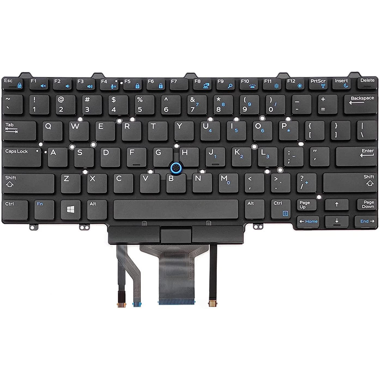 KEYBOARD DELL 7480 5480 with click button