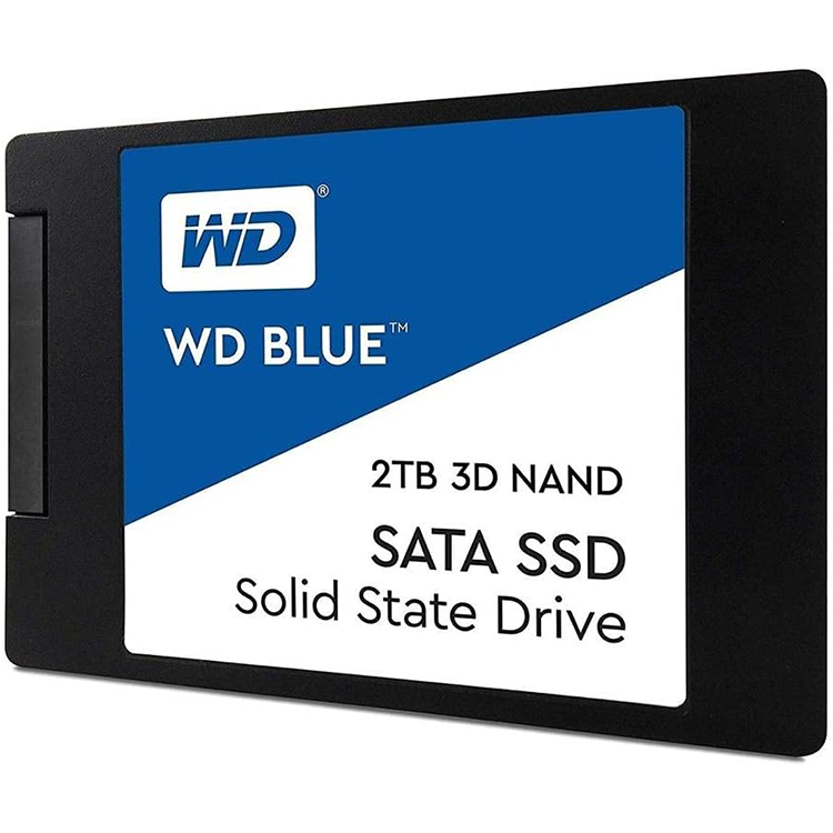 Western Digital SSD 2TB  2.5 Inch SATA III 3D NAND Data Storage Computer Disk File Transfer PC Desktop Laptop Notebook Transfer for White-Collar Game-Player