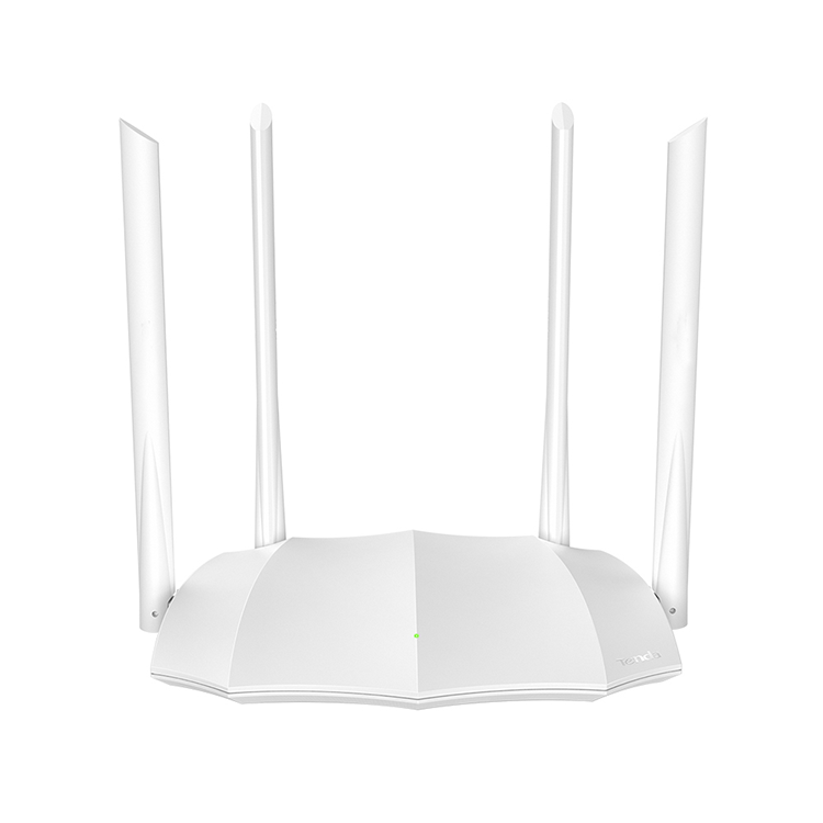 Router and Repeater Tenda AC5 AC1200 Dual Band 1167Mbps of Wi-Fi speed 5GHz: 867Mbps and 2.4GHz: 300Mbps  4 Antennas