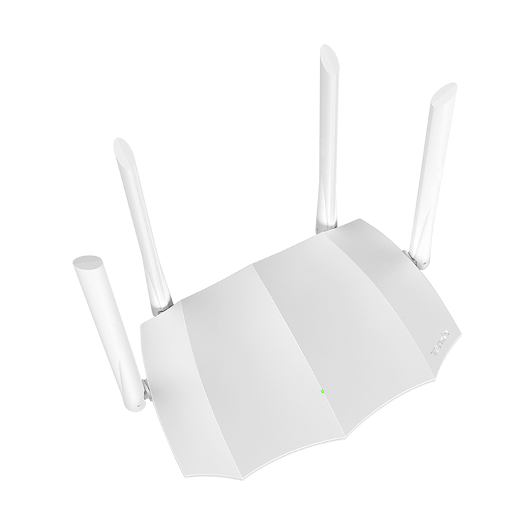 Router and Repeater Tenda AC5 AC1200 Dual Band 1167Mbps of Wi-Fi speed 5GHz: 867Mbps and 2.4GHz: 300Mbps  4 Antennas