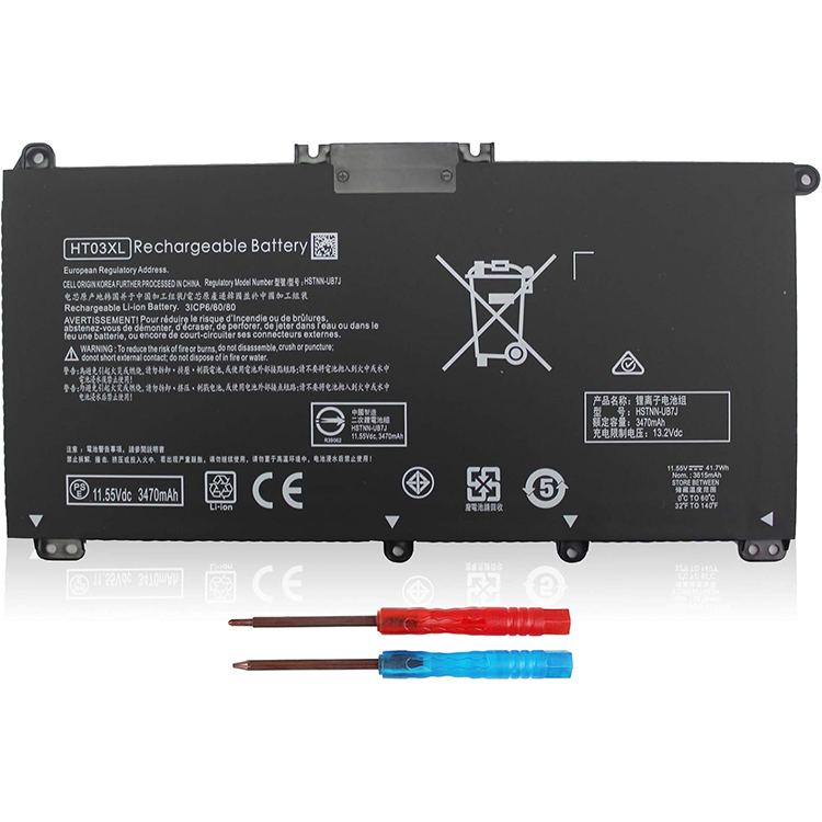 BATTERY HP HT03XL 240 245 250 255 G7 340 348 G5 HP Pavilion 14 15