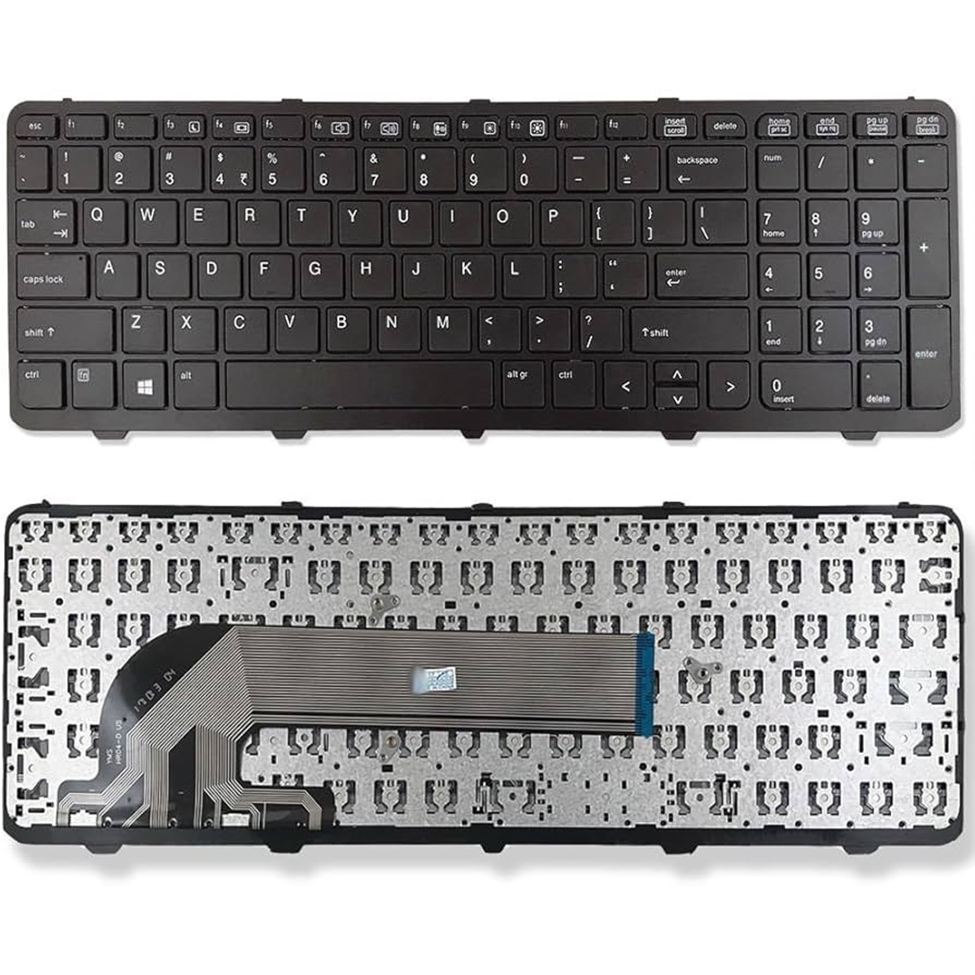 Keyboard for HP ProBook 450 G0 / G1 / G2 – US Layout, Black, Non-Backlit