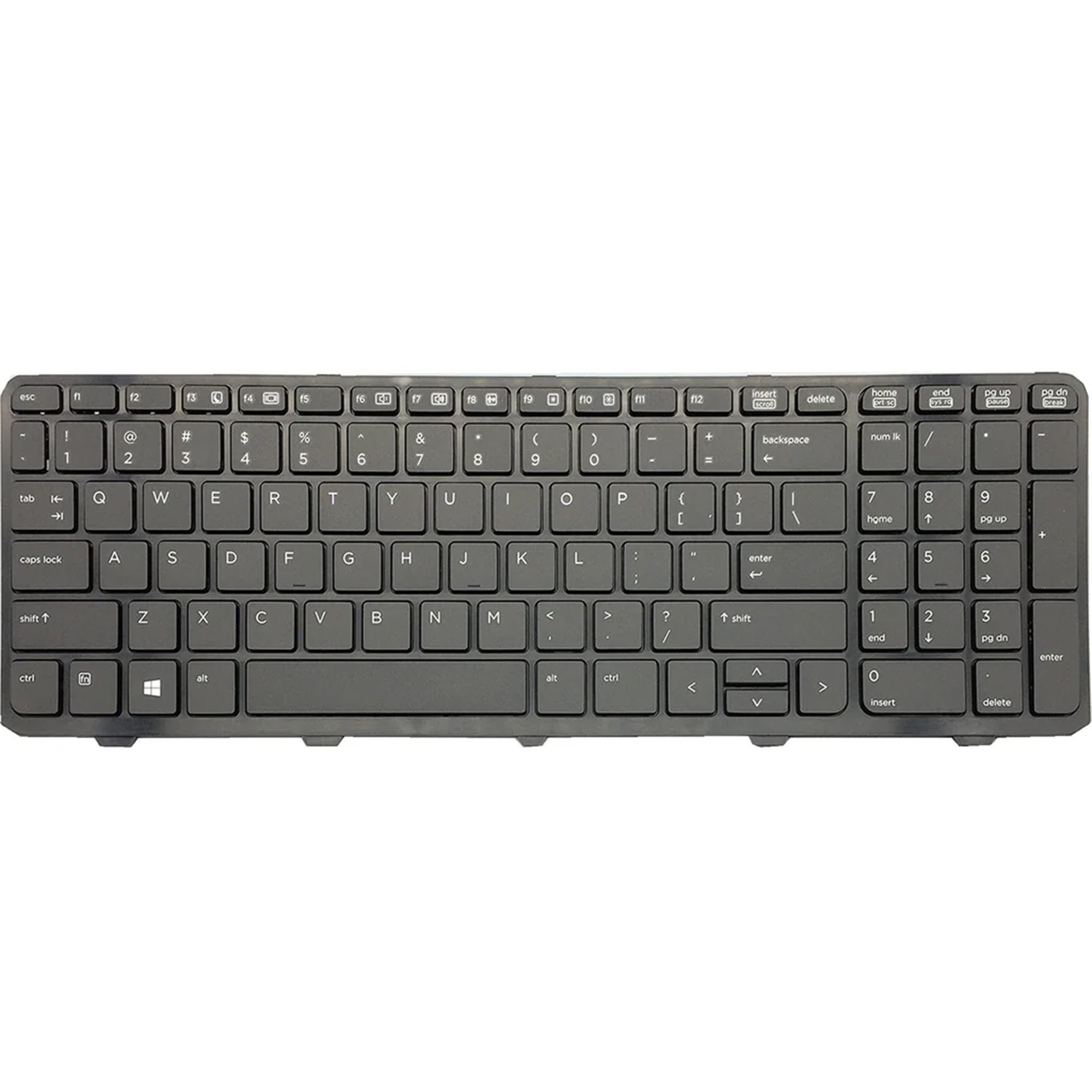Keyboard for HP ProBook 450 G0 / G1 / G2 – US Layout, Black, Non-Backlit