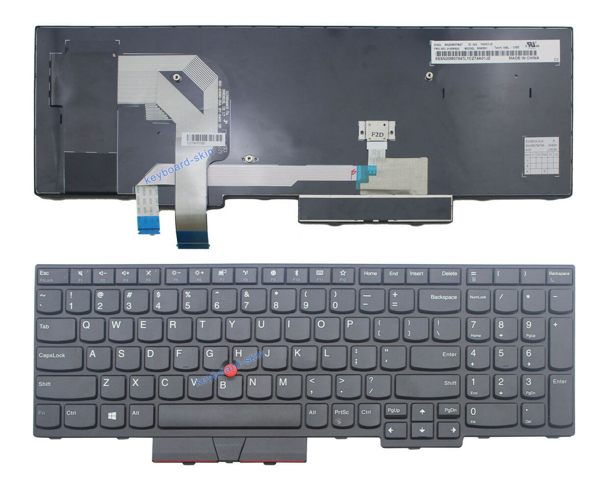 Keyboard  lenovo Thinkpad T580 T570 T575