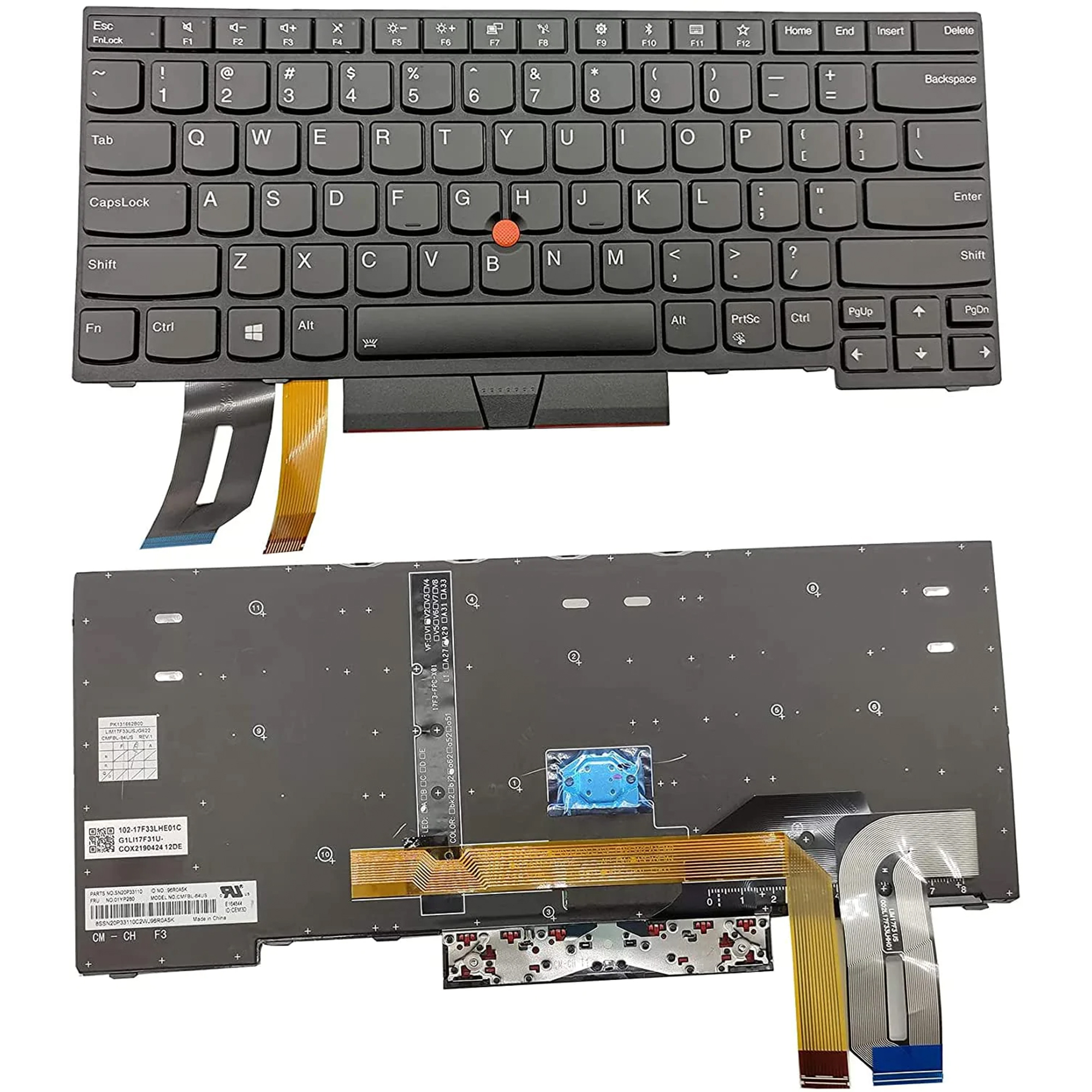 Keyboard Thinkpad T480s E480 L480 L380 E485 E490