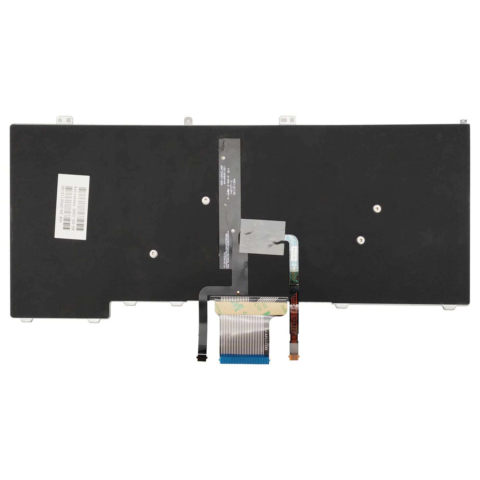 Keyboard for Dell Latitude E7420 / E7440 / E7240 / E7420D – US Layout, Black
