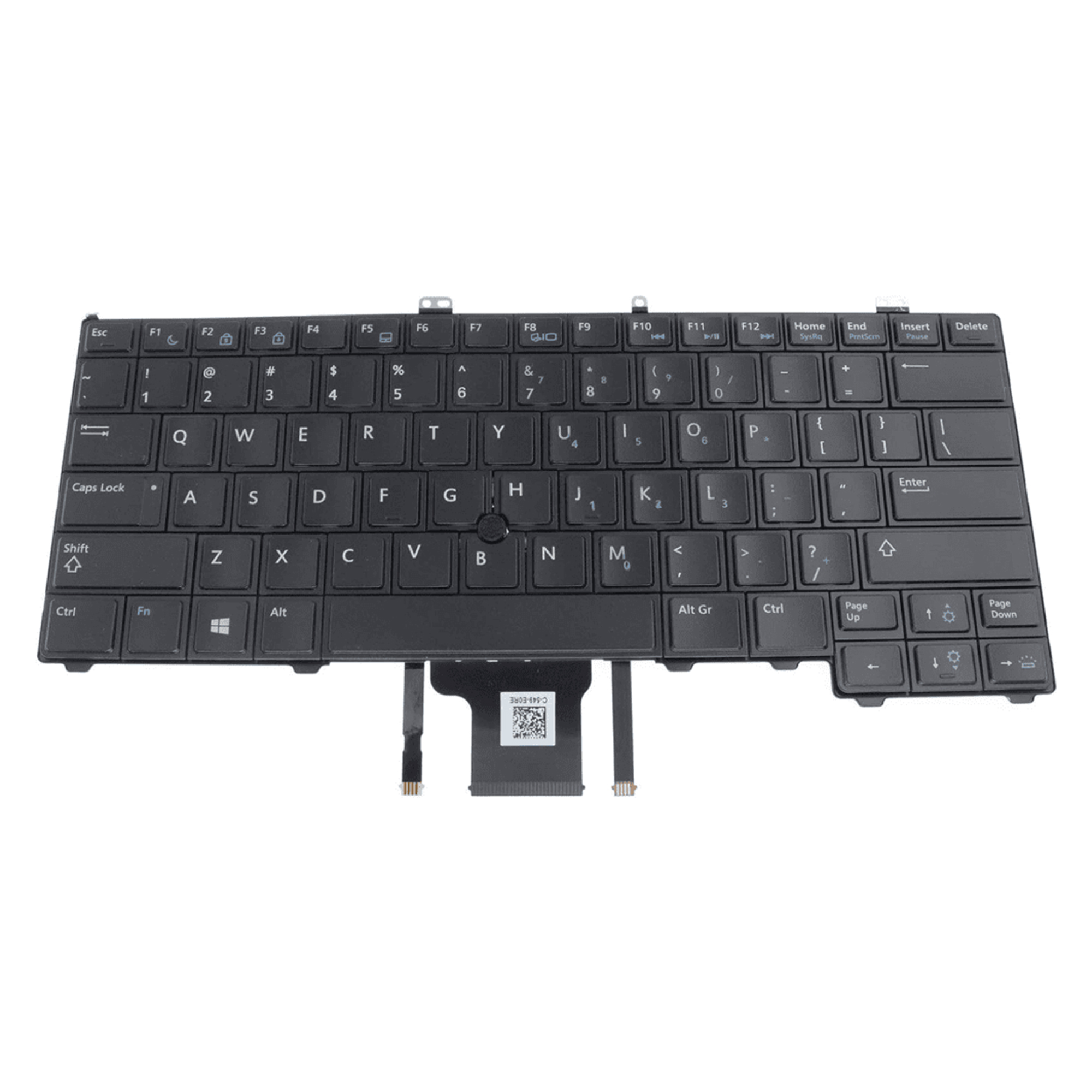 Keyboard for Dell Latitude E7420 / E7440 / E7240 / E7420D – US Layout, Black