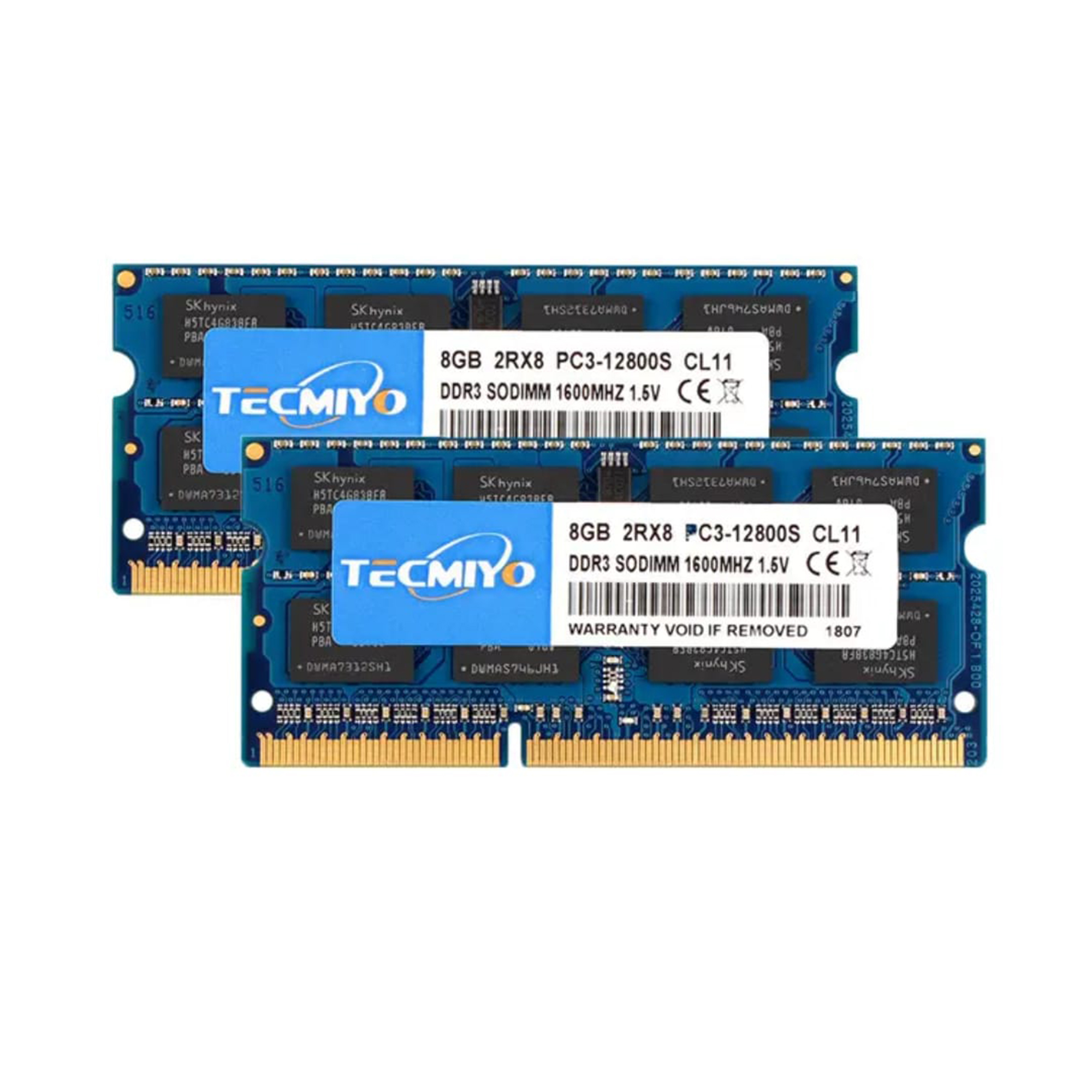 TECMIYO DDR3 8GB 1600MHz Laptop RAM – High-Performance Memory with Lifetime Warranty