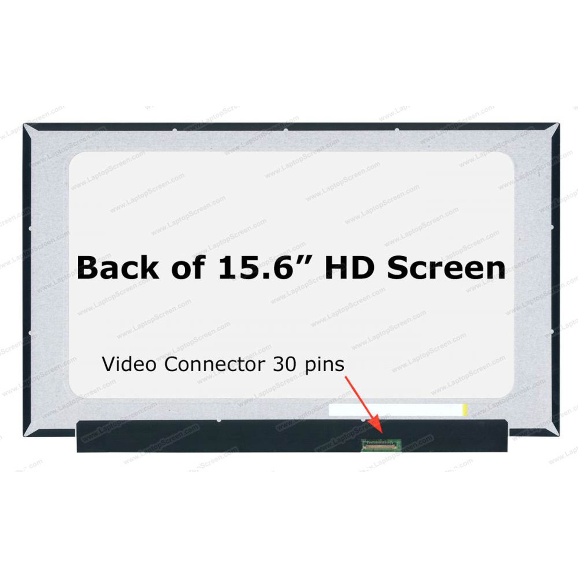 NT156WHM-N49 15.6" HD Laptop Screen Replacement - Matte, 30-Pin eDP, 1366x768