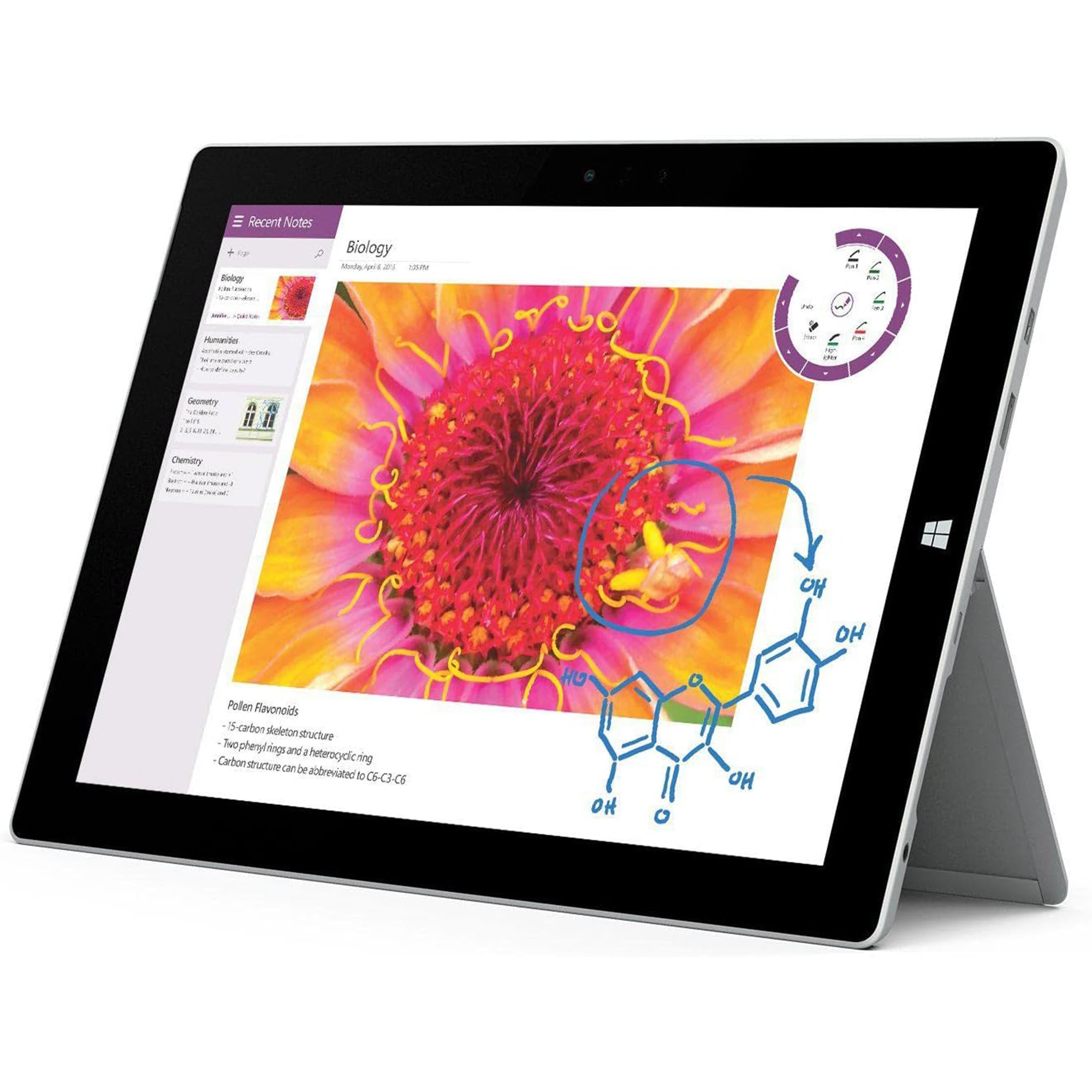 Microsoft Surface 3 Tablet – 10.8" FHD (1920x1280), Intel Atom 1.6GHz, 4GB RAM, 64GB SSD, Windows 10