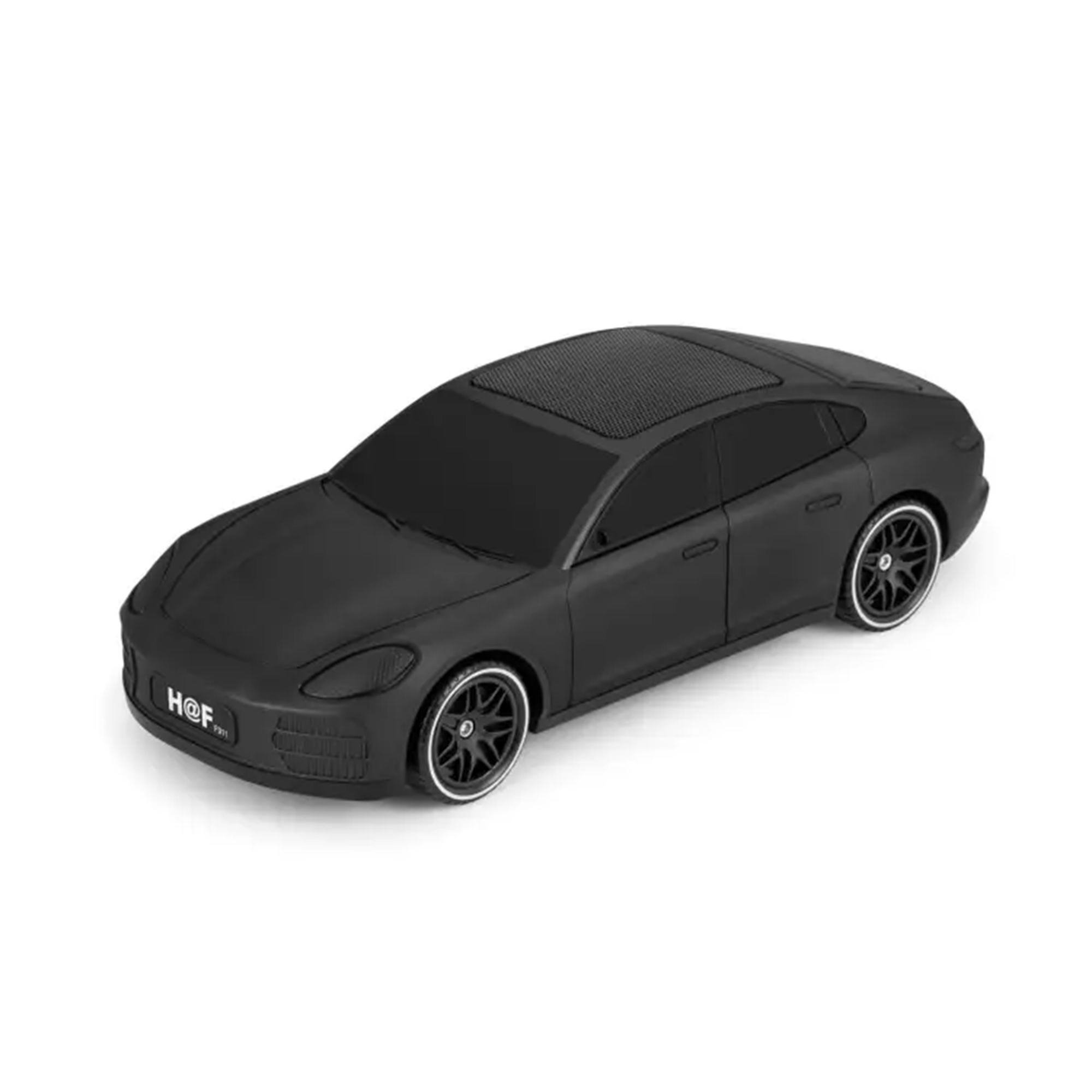 Kisonli B5 Car Bluetooth Speaker – Solar Charging, FM, TF, USB, 10W Stereo Sound, 1800mAh Battery – Black