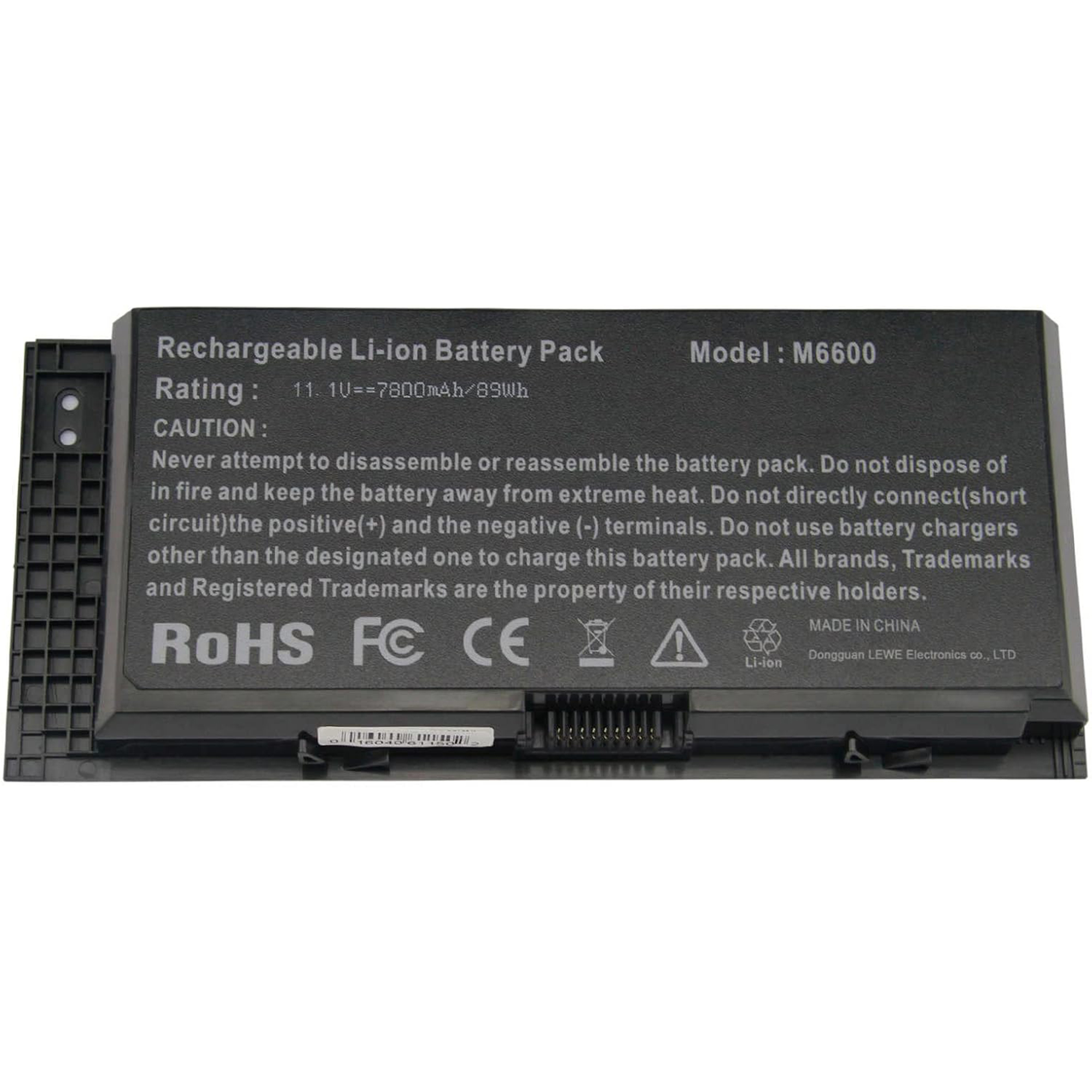 Laptop Battery for Dell Precision M4600 / M4700 / M6600 / M6700