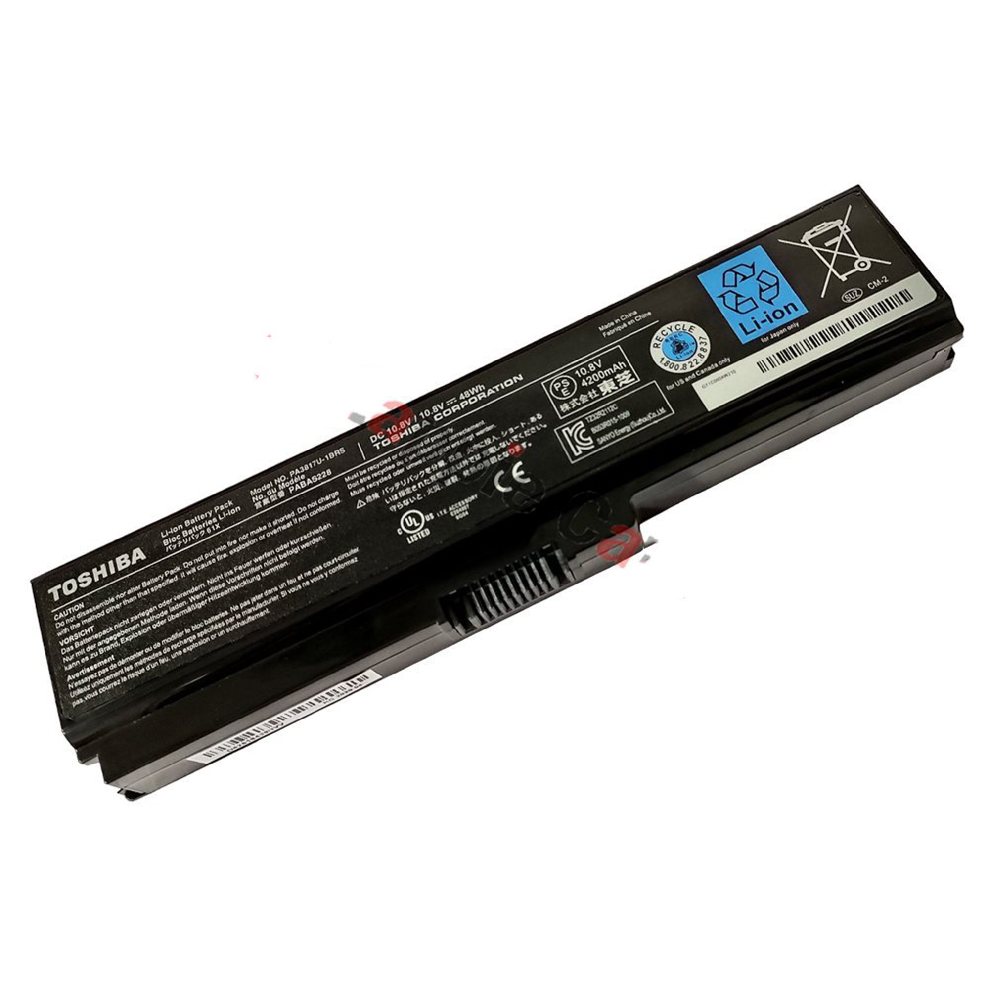 Replacement Battery for Toshiba PA3817U-1BRS / PA3634U-1BRS / PA3818U-1BRS Compatible with C655