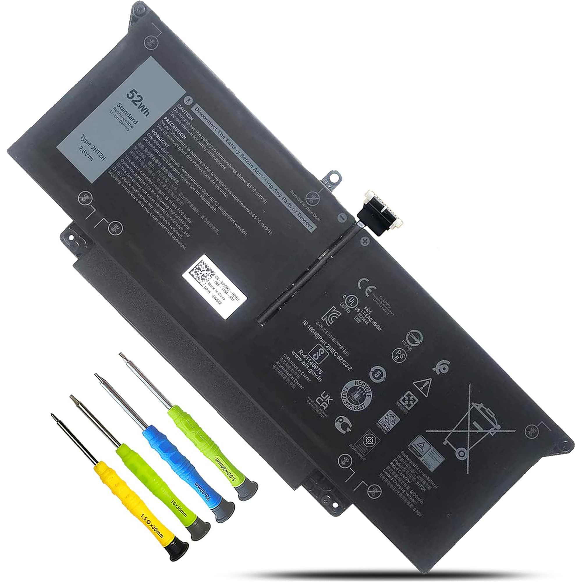 Battery for Dell Latitude 7310 – JHT2H | 7.6V | 42Wh | Li-ion Battery for Dell Latitude 7310 – JHT2H | 7.6V | 42Wh | Li-ion