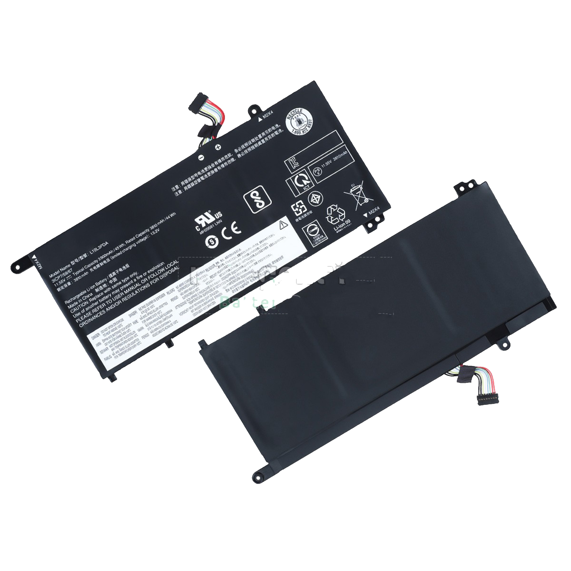 Battery for Lenovo E14 G2/G3/G4 & IdeaPad 15 G2/G3 – L19M3PDA L19C3PDA L19L3PDA L19D3PDA – 11.25V 45Wh