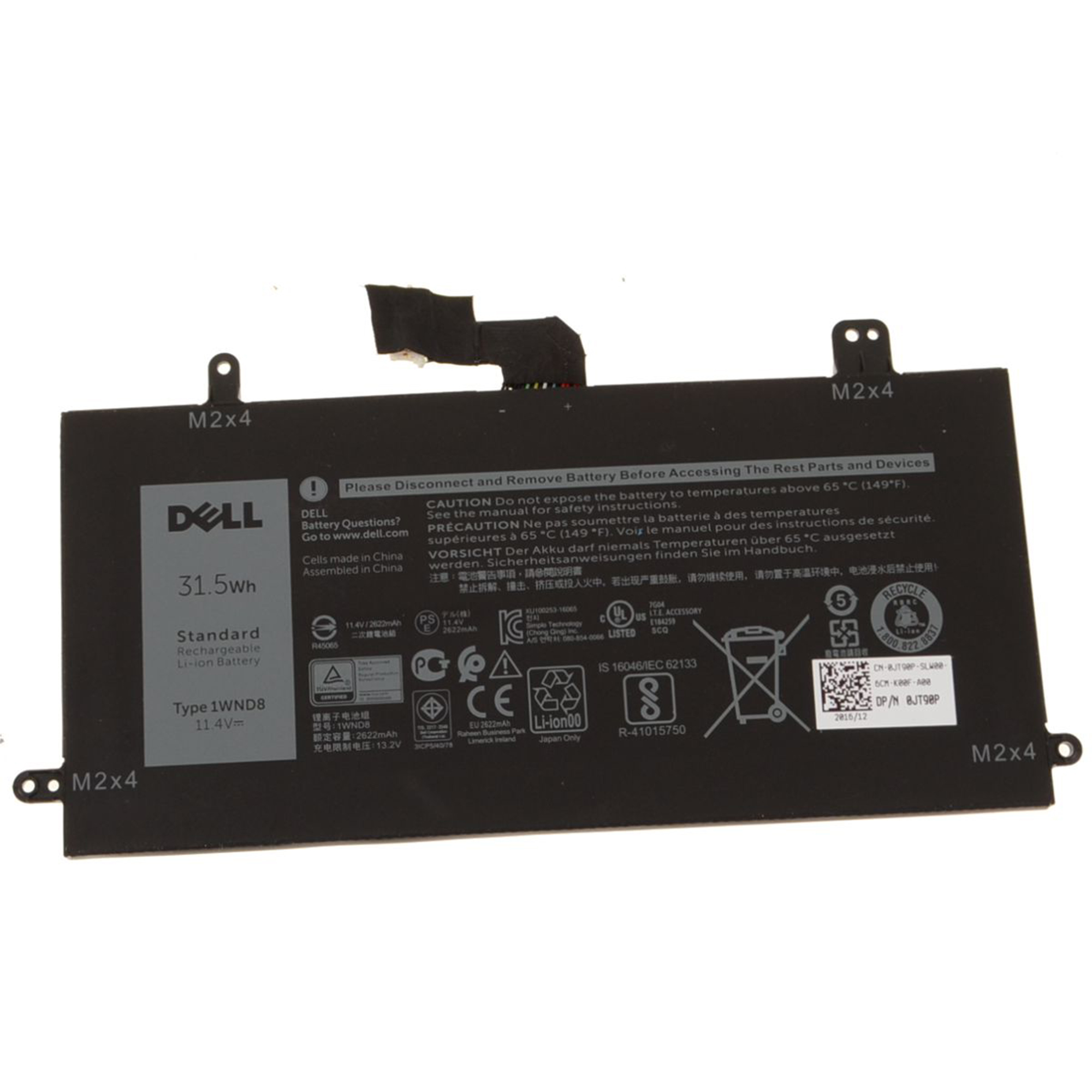Original Battery for Dell Latitude 5285 2-in-1 – Genuine High-Quality Replacement