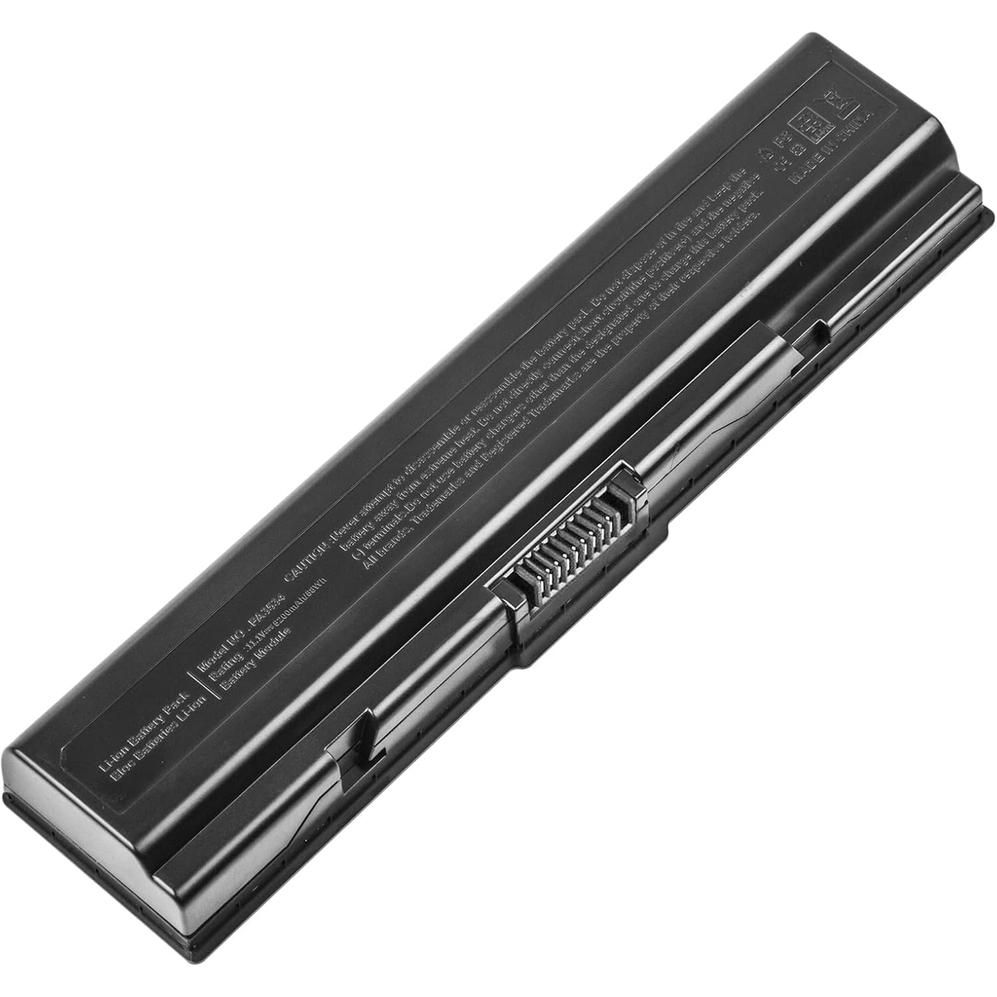 Replacement Battery for Toshiba Satellite A200, A205, A210, A215, A300, A305, A355, A500, A505, L300, L305, L355, L500, L505, L555 PA3534U-1BRS, PA3534U-1BAS, PA3535U-1BRS, PA3536U-1BRS, PA3682U-1BRS, PABAS098, PABAS099