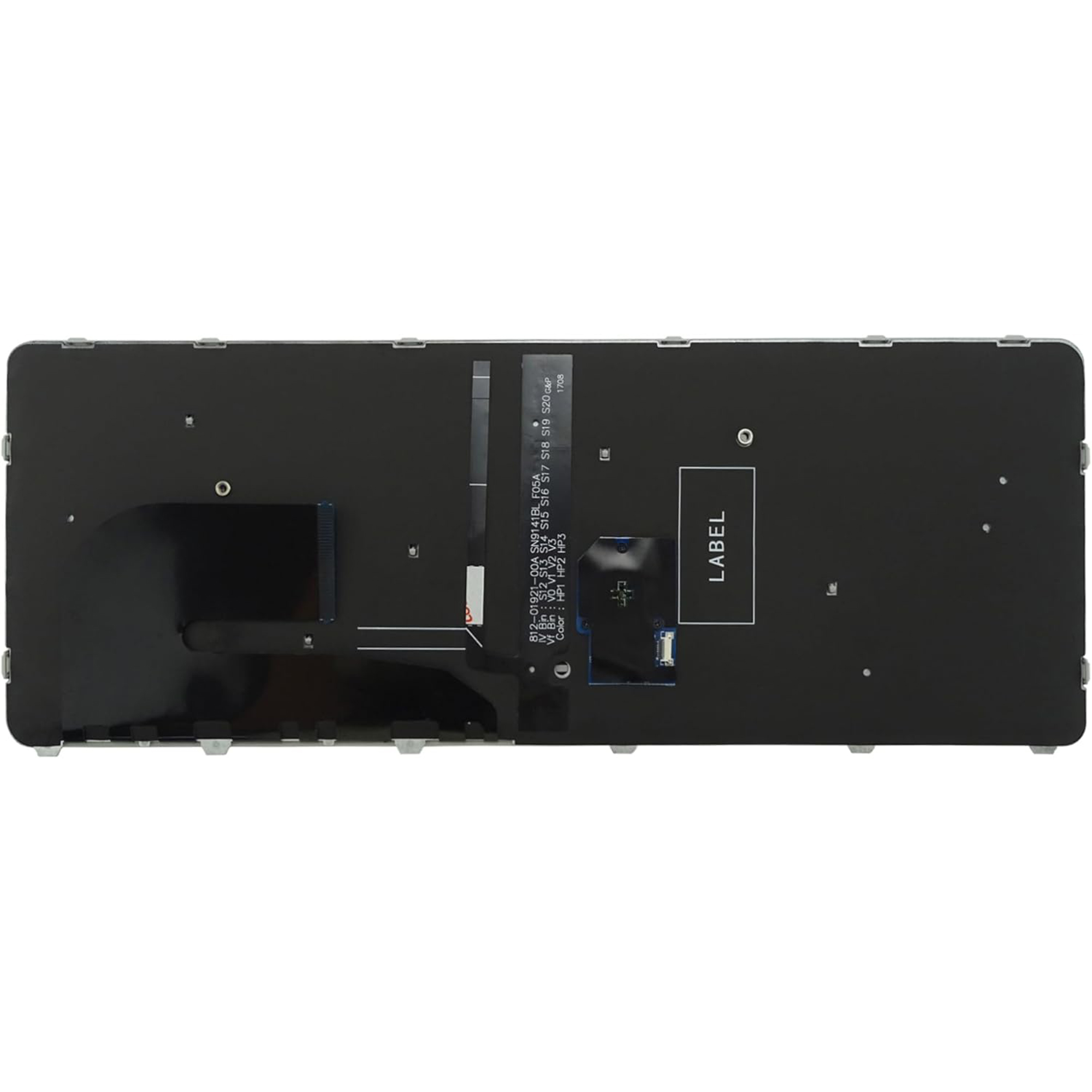 Keyboard HP Elitebook 840 G3 848 G3, Elitebook 745 G3 745 G4 Series Laptop with Backlit Silver Frame US Keyboard